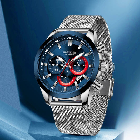 quartz watch waterproof luminous display